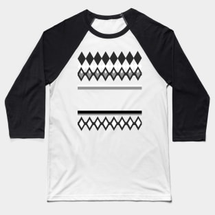 Diamond Pattern Baseball T-Shirt